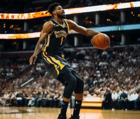 [NBA]迪文琴佐击地妙传 兰德尔顺势暴扣